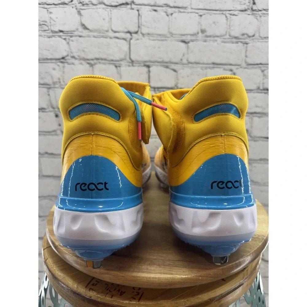 Nike x RBI Exclusive Alpha Huarache Elite 3 B-ball Cleats Fz7344-700 Men's 15 - Picture 5 of 10